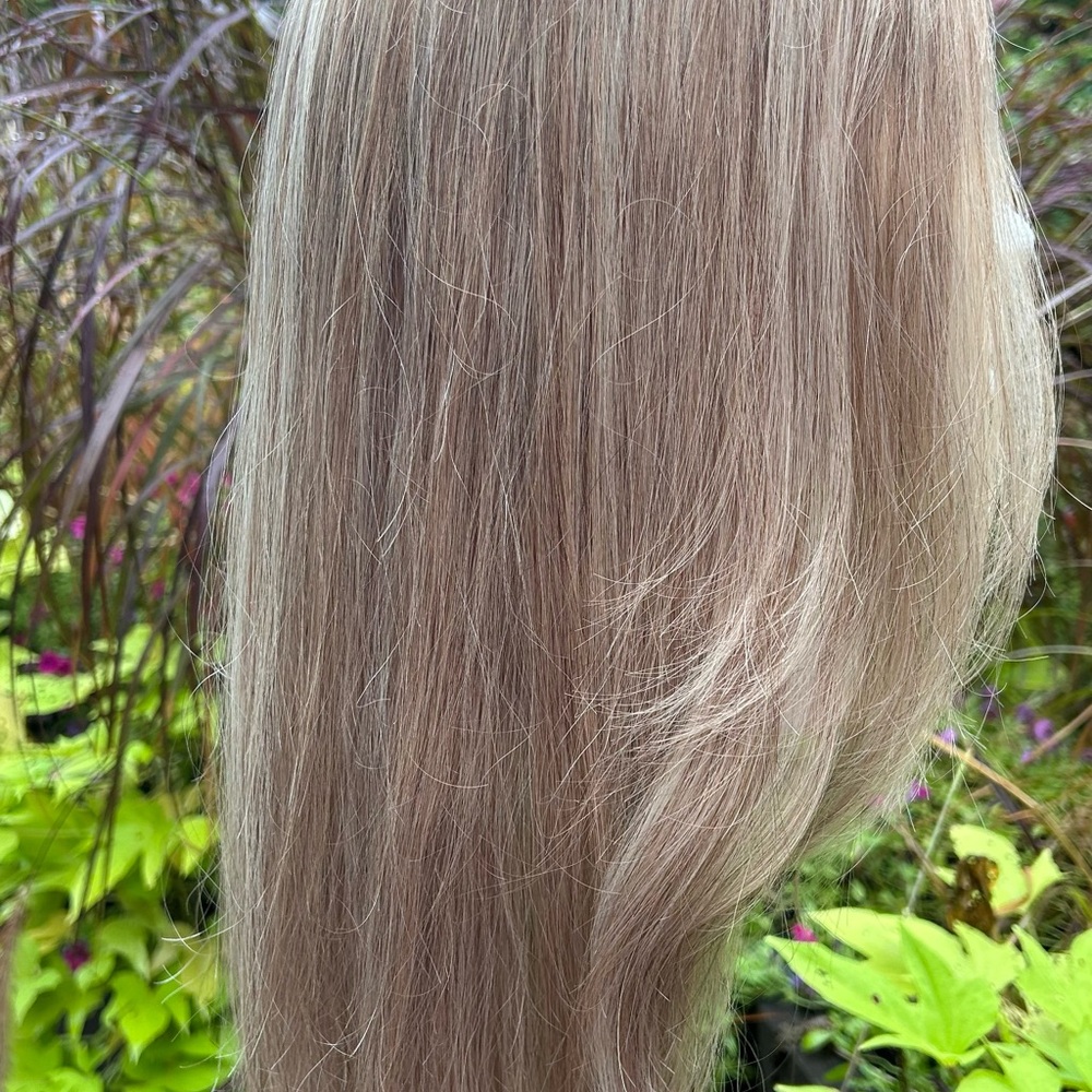 Elegant 18” Hair Topper 100% Human hair by UniWigs